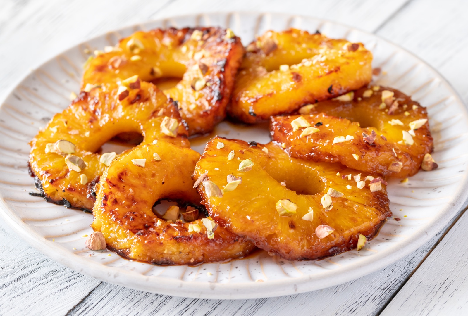 Caramelized Pineapple Rings