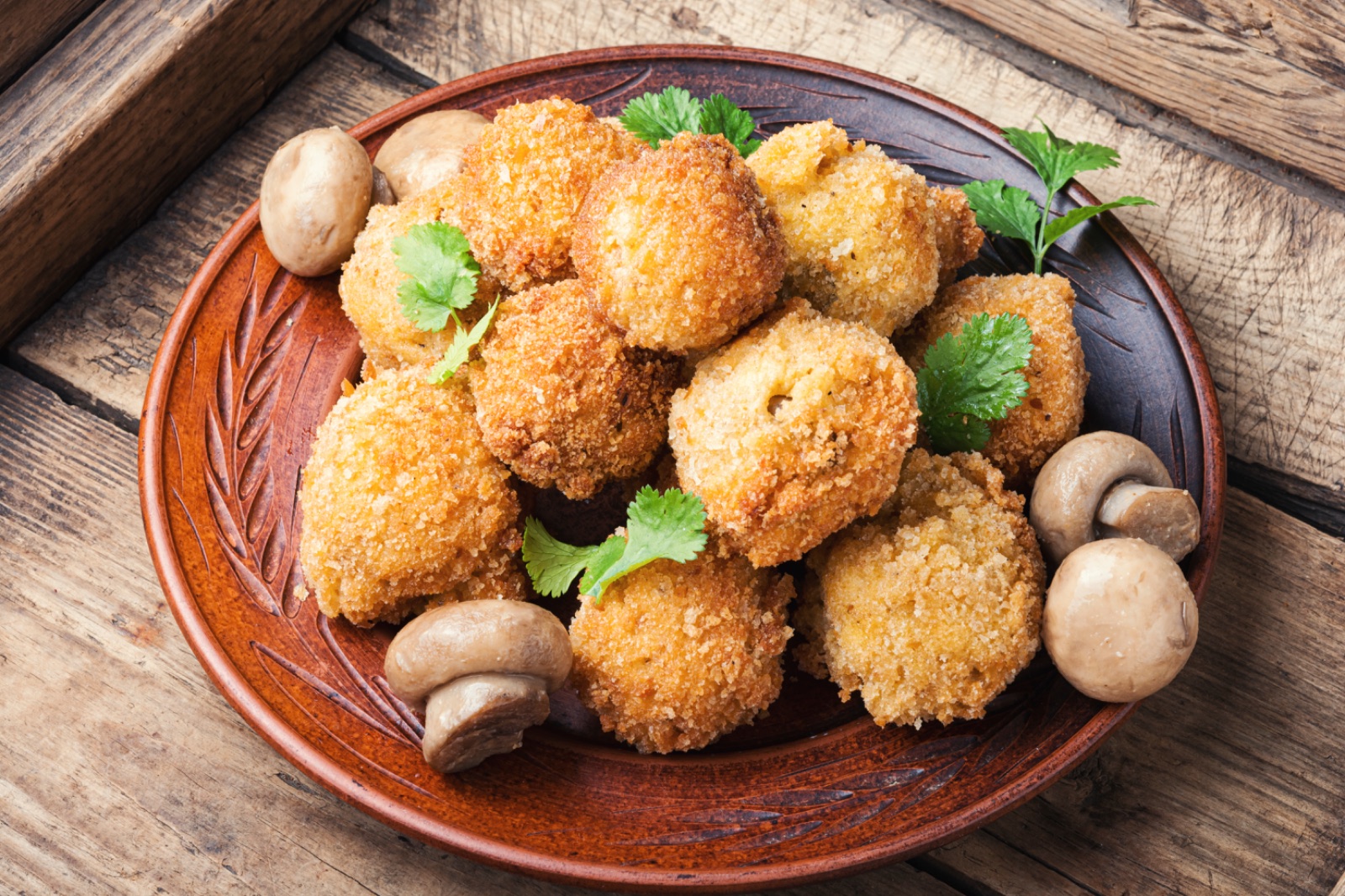 Frozen Breaded Mushrooms