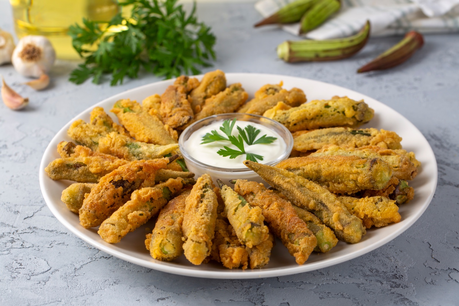 Frozen Breaded Okra