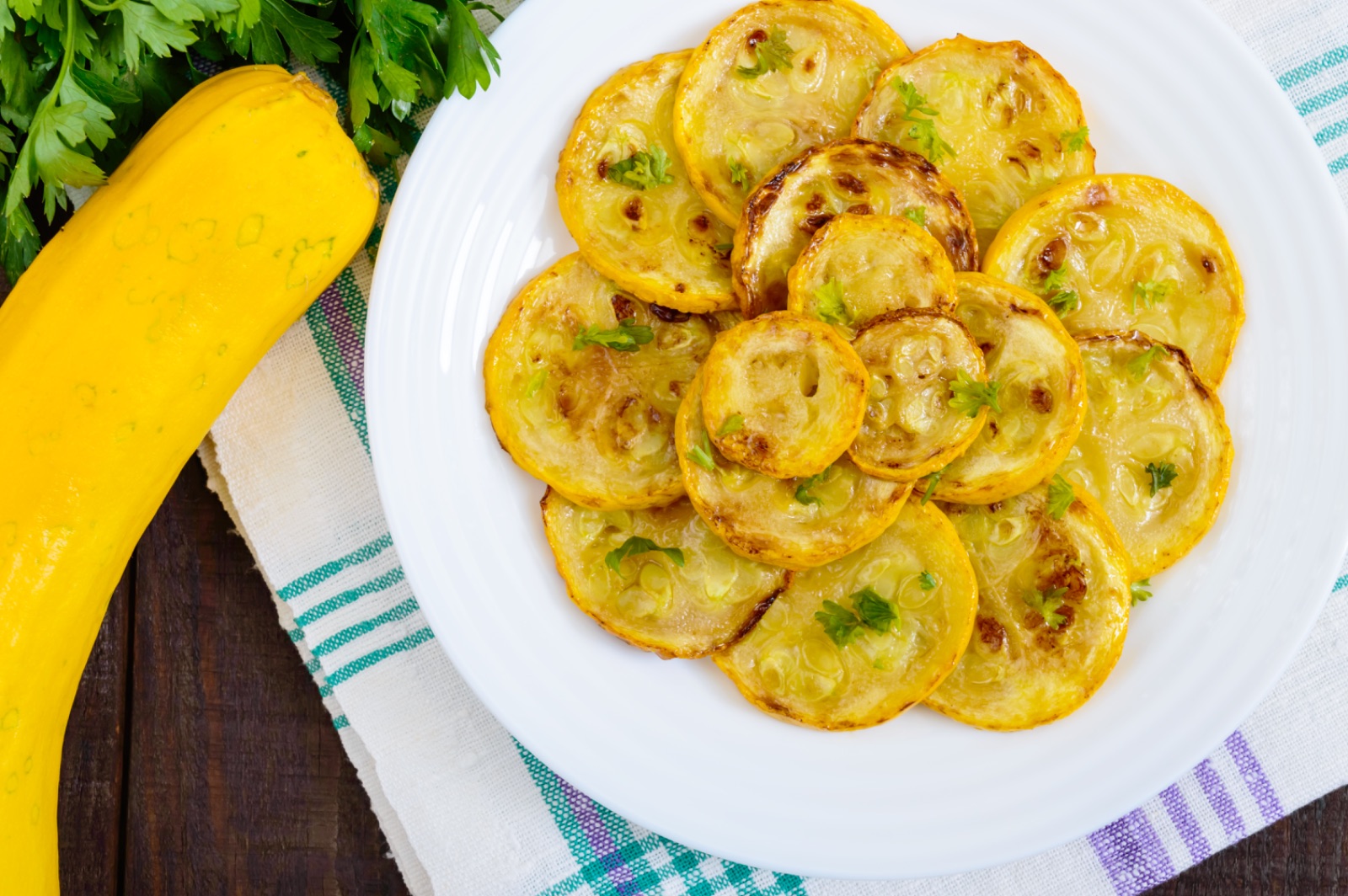 Yellow Squash Slices